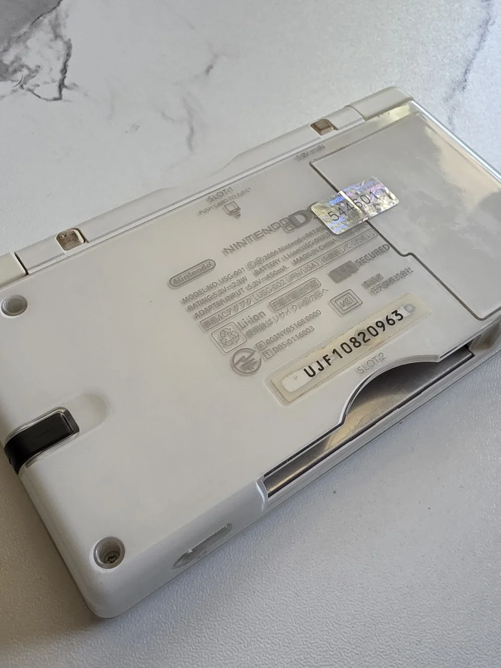 Nintendo White DS Lite Handheld Console with Stylus